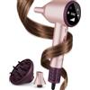 LEBENLANG Asciugacapelli ionico 1600W - Diffusore e Concentratore | 4 temperature & 2 velocità I Asciugacapelli silenzioso e potente I Con diffusore e concentratore, leggero