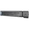 Calex Stufa Radiante da Parete, Fibra di Carbonio 2000W, IP44 | Il tubo in fibra di carbonio offre calore diretto fino a 15 m² - 3 livelli di potenza e telecomando
