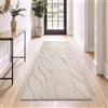 SHACOS Tappeto Corridoio Lungo 80x250 cm, Tappeti Passatoia Lavabile, Tappeto Cucina Antiscivolo Pelo Corto, Tappeti Runner per Ingresso, Cucina, Camera da Letto, Beige