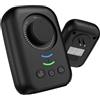 VANSU Purificatore d'aria ionico, ionizzatori d'aria plug-in e USB per casa, ionizzatore d'aria senza filtro, ozono per casa, camera da letto, cucina, bagno, ufficio (nero)