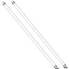 Generico Confezione da 2 Tubi Fluorescenti da 13W, T5 Bianco Freddo 4000K, 1000LM, 517mm, Base G5, Tubo a Bassa energia, Luce di Emergenza a Risparmio energetico, Adatta,14.0 Watts