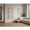 Taco Scaldasalviette termoarredo 120x55 cm (int.50) bianco da bagno tubi dritti MICHALI
