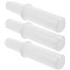 DECOMELODY Schiaccia Carne per Tritacarne, Spingi Salsiccia Plastico Bianco 3Pezzi | 21,5x5x5cm, Facile da Smontare e Pulire, per Mescolare e Battere, Accessorio Pratico per Cucina