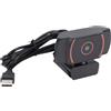 VBESTLIFE Webcam HD 1080P, Obiettivo Grandangolare 125° con Microfono NC | Fotocamera per Computer USB, Sensore CMOS 30FPS, Giunto Rotante a 360°, Plug and Play per PC Desktop Portatile