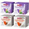 Generico Set 80 Capsule Ristora Compatibili con le Macchine ad uso domestico Nescafè®* Dolce Gusto®* 40 Tisana digest 40 Cappuccino senza lattosio