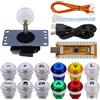 SJ@JX Arcade Game Controller USB Encoder Gamepad Cherry MX Microswitch Button 8way Joystick for Nintendo Switch PC PS3 Retropie Raspberry Pi MAME