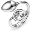 Brosway Anello Donna in Acciaio | Anello con Cubic Zirconia | Collezione Glow - BGW29C