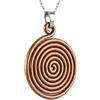 Angela Creazioni Collana Spirale in Alluminio Anodizzato, Gioiello Artigianale Made in Italy | Fatto a mano, unisex, ecosostenibile e ipoallergenico, gioiello simbolico Yin Yang, leggero, idea regalo per donna e uomo