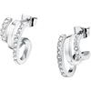 MORELLATO Orecchini Donna in Acciaio, Cristalli a Cerchio, Collezione CREOLE, Idee Regalo Donna - SAUP31