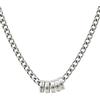 Lam Hub Fong Collana Uomo Personalizzata con Perline con Nome Inciso, Collana Catena Cuban in Acciaio Inossidabile per Uomini, Papà, Marito, Regalo per la Festa del Papà, Natale, Anniversario