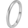 Whoiy Fedi Nuziali Tungsteno 2Mm, Anello Nero Semplici Anelli di Fidanzamento Amicizia Pianura Matrimonio Fidanzati con Nome Personalizzabile Inciso