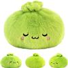 HBSFBH Peluche Gigante Dumpling, Simpatico Cuscino Imbottito di Baozi, Peluche Misterioso a Forma di Raviolo, Dumpling Cuscino Peluche, Dumpling Peluche Kawaii, Dumpling Regali antistress per Natale