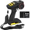 Hobby Fans RC Radio System 4CH 2.4G RC Trasmettitore con ricevitore e cordino Anti-Jamming Telecomando per RC Auto Crawler Barca, Giallo