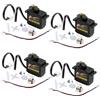 Stemedu Kit servo micro servo SCS0009 per bus seriale da 2,3 kg con feedback per posizione/velocità/carico/tensione/temperatura, mini servo digitale ad albero singolo per braccio robot e pollice