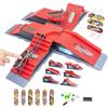 Gr8ware Finger Skateboards, 6 Pezzi Mini Rampa per Skateboard per Dita | DIY Skate Track Park Giocattolo con Accessori, l'allenamento delle dita, Regali di compleanno e di Natale per Bambini