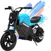 YOBACARID Moto Elettrica per Bambini, Altezza 105 cm+, Dai 6 Anni, Peso Massimo 64 kg | Motore da 350 W, Velocità Max 16 km/h, Minimoto Elettrica con Batteria da 21,6 V e 4 Ah, Autonomia Max 16 km, IPX4