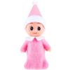 ZOSIGN Elfo Natale Pupazzo, Bambola Elfo di Natale, Mini Elfi di Natali, Bambola Elfos Natalizio, Regali di Natali E Capodanno, Adatti per Vetrine E Paesaggi in Miniatura (E)