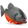 QLHNGUZ Solido modello Piranha, realistico, in plastica, ornamento per giochi educativi e display per gli appassionati di pesci di fiume e l'apprendimento della biologia