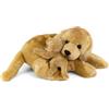 Carl Dick Labrador con cucciolo, peluche, animale di peluche, ca. 30 cm 3618