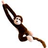 Grtheenumb Scimmia di pezza, Animale di Peluche di Scimmia sospesa, Peluche a Braccio Lungo, Giocattoli di per Uso multiscena, caffè, 31, 5 Pollici