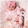 BABESIDE Bambole Reborn per Bambine 17 Pollici Realistica Bambola Neonato | Occhi Aperti, Corpo in Tessuto Morbido, Capelli Dipinti a Mano, Include Accessori, Regalo per Bambini dai 3 Anni in su