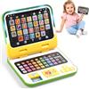Yeeammk Tablet Educativo Bimbi, 2 in 1 Giochi Montessori con Musica, Luci, 5 Lingue