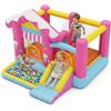 GIANTEX 5 in 1 Giochi Gonfiabili Bambini 3-12 Anni, 320x300x230cm | Castello Gonfiabile con Trampolino, Scivolo, Tunnel, Piscina e 50 Palline, Casa di Rimbalzo da Interno ed Esterno