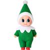 ZOSIGN Elfo Natale Pupazzo, Bambola Elfo di Natale, Mini Elfi di Natali, Bambola Elfos Natalizio, Regali di Natali E Capodanno, Adatti per Vetrine E Paesaggi in Miniatura (C)
