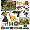 Meloome Dinosauri Giocattolo per Bambini, Giochi 3 4 5 6 Anni, Kit Dino DIY con LED | Regalo per Bambini Bambina 3-12 Anni, Mondo Dino 3D DIY, Gioco Bambino 3 4 5 6 Anni, Idea Regalo di Compleanno e Natale