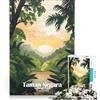 JIANGENNF Puzzle da 1000 pezzi per adulti Parco Nazionale Taman Negara gioco rompicapo difficile per rafforzare l'amore tra le coppie 38x26cm