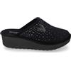 Valleverde Pantofola Donna Nera, Calzatura Comoda ed Elegante, 35 | Calzatura da donna versatile e confortevole, ideale per lavoro, passeggiate, tempo libero e outfit quotidiani.