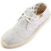 Kentti Uomo Scarpe Lacci Tela Casual Slip On Flat Espadrille