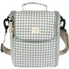 Walking Mum I Love Vichy - Borsa isotermica per alimenti per bambini, grande capacità, design versatile, con manico corto e tracolla, colore: verde, 26 x 23 x 12 cm, Verde, Contemporane