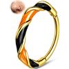 OUFER 20G Anello Naso Torsione Colorato 7/8 mm Piercing Naso Argento/Oro Acciaio Inossidabile 316L, Nose Ring Clicker Orecchino Cartilagine Daith Lobe per Festività