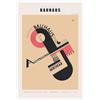 Posterlounge Mostra Bauhaus di Weimar, 1923 Poster | 40 x 60 cm di Joost Schmidt Beige Quadri Decorazione per pareti