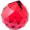 Juanxian Feng Shui 40 mm Sfera di cristallo Asfour prismi rosso braccialetto rosso Mxsabrina aa606