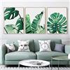 Guying Art Stampe d'arte da parete Senza cornice Piante tropicali Foglia Poster da parete Immagini stampate Poster artistici per soggiorno Decorazioni per la casa 70x100 cm (28x39 pollici) x3 Senza cornice