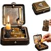 ActSo 19th century mechanical wind-up candle box(A) | 19th century style mechanical candle box,Pocket Candlestick Holders,Portable Lantern for Desk Decor,Camping & Display