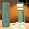 Gritin Gen 3 Luce per Lettura Libri a Letto-2 Sorgenti Luminose, 5 Colori | 14 LED Full Spettro per Occhi,5 Luminosità,3 Modi Luce,650mAh Lunga Durata,Ricaricabile Lampada a Lettori-Verde Scuro Chiaro
