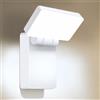 ledmo 60W Applique LED Esterno Bianca 6000K, 5000lm, Pannello 360/180, IP65 | Luce fredda ampia e uniforme, corpo in alluminio; lampada da parete per ingresso, terrazza, corridoio, garage e giardino