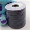 HSTWODE 1 filo di cotone cerato largo 2-5 mm, 1 rotolo da 160/80 m, per creazione di gioielli, fai da te, braccialetti per bambini (nero, 2,5 mm di larghezza, 80 m/tubo)