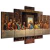 murando - Quadri Moderni Camera da Letto Grandi, Sacra Famiglia, 200x100 cm | Chiodi Inclusi, 5 Pezzi, Quadro Moderno, Canvas con Struttura, Componibili, Resistenti Allo Sbiadimento, Produzione Europea