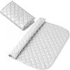 JoboJi Copriasse da Stiro per Ferri da Stiro 80x140cm 60x120cm 70x100cm Telo Stiro per La Pressatura A Vapore sul Tavolo O sul Letto(80x140cm/31.5x55in)