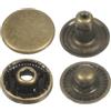 QUARKZMAN 60 Set Bottoni Automatici a Pressione 10mm Chiusure a Scatto Metallo Bottoni a Pressione in Lega da Cucire Jeans per Borse Pelle Imbarcazioni Tela, Bronzo