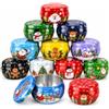 GOWTX 12 Barattoli Vuoti Candele con Coperchio, 65ml Latta Natalizia Contenitori | Kit DIY Cera Sciogliere Barattolo Latta, Fai da Te Balsamo Labbra Contenitore, Regalo Festa Matrimonio Compleanno Pratico
