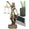 Generic Statua della dea - Lady Justice bendata, scultura in scala di tribunale, statuetta dettagliata in resina, decorazione per ufficio, libreria classica ornamento per studio, scrivania, mensola davanzale