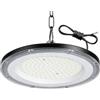 Hondony 300W UFO Faretto LED - 30000LM UFO Lampada Da Officina Industriale, IP65 Impermeabile 6500K Bianco Freddo Lampada da Garage per Fabbrica, Officina, Fienile, Negozio