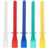 STOBAZA Applicatore di colla in plastica colorata 5 pezzi, spatole flessibili per pelle e plastica, accessori fai da te precisi per pelletteria e hobby creativi, strumento portatile