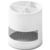SunaOmni Portaspazzolino Elettrico Organizzatore Multifunzionale Portaspazzolino Organizzatore Spazzolino Elettrico Organizzatore Porta Spazzolino Per Bagno Cucina Bianco