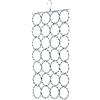 Flexzion Appendiabiti per Sciarpe Hanger - 28 Cerchi/Spazi Attaccapanni Organizer Multifunzionale Anello in Rattan Armadio Grucce Porta Abiti Design Accessori Cravatte Cinture Casa (Colore Variabile)